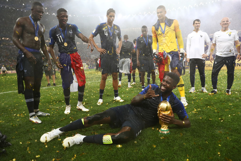 صامويل أومتيتي الفائز مع منتخب فرنسا بكأس العالم 2018 winwin ون ون