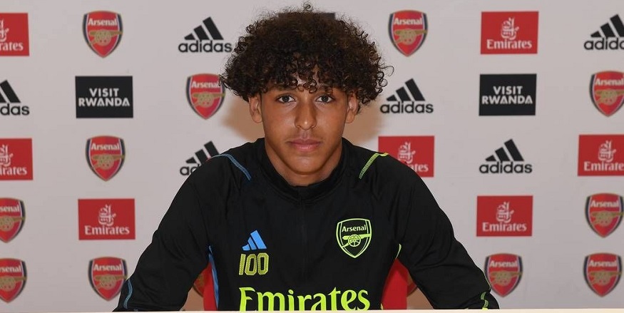 كامرون إسماعيل ظهير أرسنال الشاب ينضم لمنتخب مصر للشباب (© Arsenal)