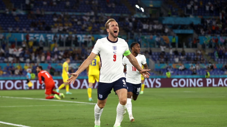 الإنجليزي هاري كين Kane أوكرانيا إنجلترا نهائيات كأس الأمم الأوروبية يورو 2020 EURO ون ون winwin