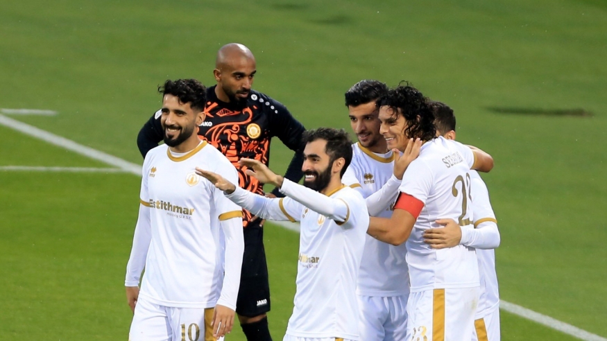 من لقاء قطر وأم صلال في دوري نجوم قطر 2022-23 ون ون winwin
