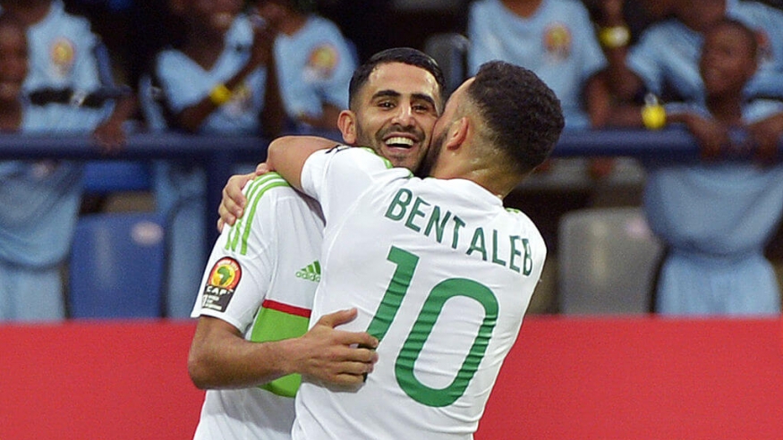 رياض محرز أحرز هدف الفوز للجزائر في مرمى النيجر خلال المواجهة الأخيرة (Getty) ون ون winwin