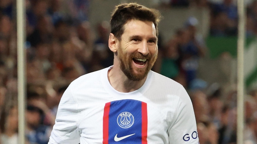 الأرجنتيني ليونيل ميسي Lionel Messi وين وين winwin باريس سان جيرمان الدوري الفرنسي