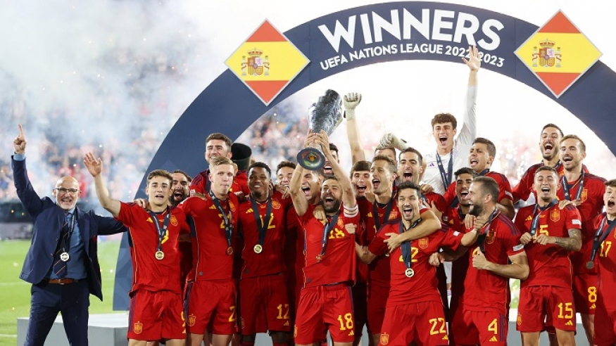 منتخب إسبانيا يفوز ببطولة دوري الأمم الأوروبية على حساب كرواتيا بركلات الترجيح (5-4) ون ون winwin غيتي Getty