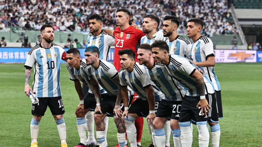 منتخب الأرجنتين قبل مواجهة أستراليا الودية صيف 2023