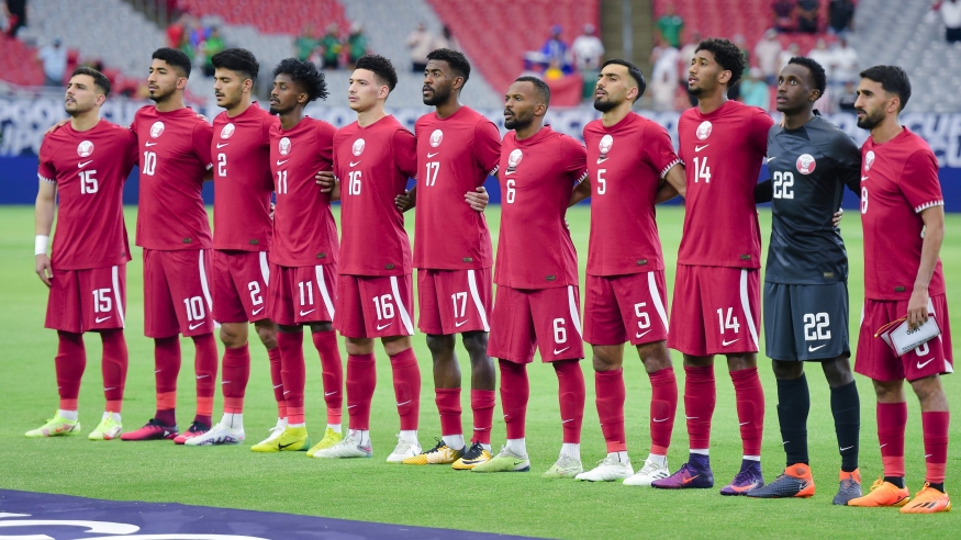 منتخب قطر في بطولة الكأس الذهبية 2023 (Getty) ون ون winwin