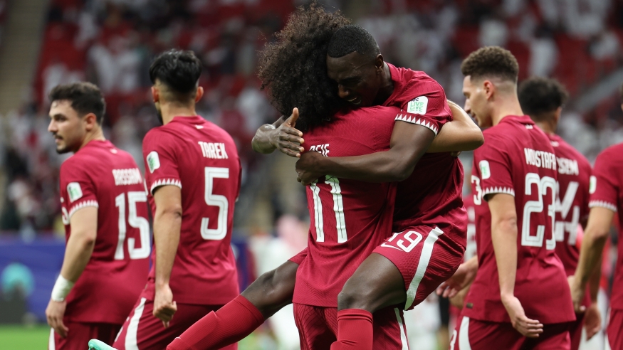 منتخب قطر أول المتأهلين إلى ثمن نهائي كأس آسيا 2023 (winwin) ون ون winwin