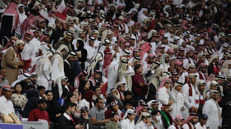 جماهير منتخب قطر تأمل ملاقاة الأردن في نهائي كأس آسيا 2024 قطر ون ون winwinVideo x/QNAEnglish 