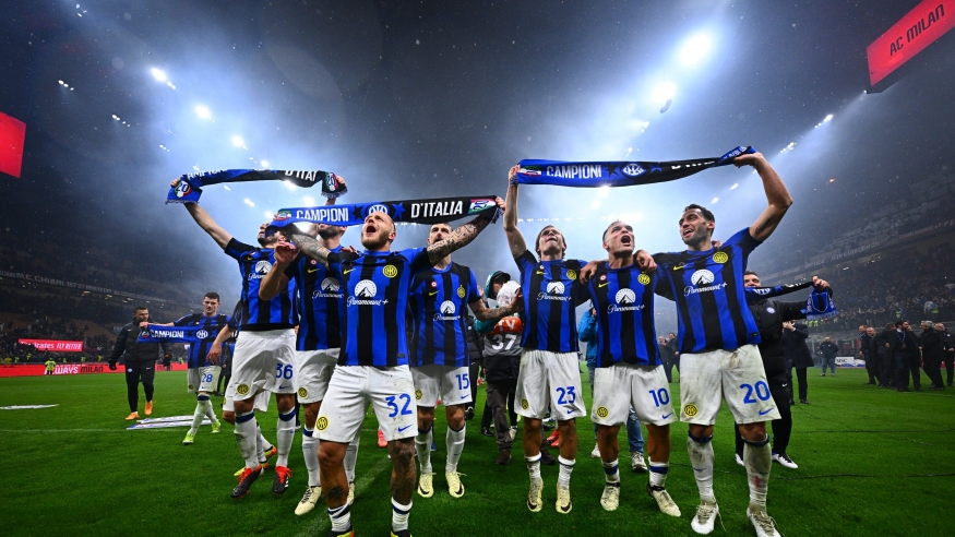 إنتر ميلان يتوج بلقب الدوري الإيطالي للمرة الـ20 في تاريخه ون ون winwwin X:Inter