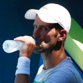 Novak Djokovic of Serbia at Melbourne Park 