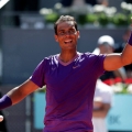 لاعب التنس الإسباني رافاييل نادال Nadal بطولة مدريد للأساتذة ون ون winwin