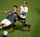  Lucca of Fluminense competes for the ball with Matías Zaracho of Atletico Mineiro 