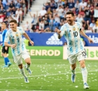 الأرجنتيني ليونيل ميسي Messi الأرجنتين أستونيا مباراة ودية 2022 ون ون winwin