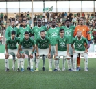 لاعبي فريق الأخضر الليبي (Facebook/Akhdar SC﻿)