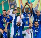تتويج نادي الهلال بمسابقة كأس خادم الحرمين الشريفين (twitter/ Alhilal_EN) ون ون winwin 