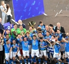 من مراسم تتويج نابولي بلقب الدوري الإيطالي 2022-23