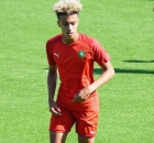 زيد هرادي بقميص المنتخب المغربي تحت 20 سنة (Twitter/morfootball)