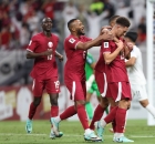 لاعبو قطر من مباراة أفغانستان بالجولة الأولى من تصفيات مونديال 2026 وكأس آسيا 2027 (X/QFA) ون ون winwin