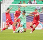 من مباراة لبنان والصين في دور المجموعات لنهائيات كأس آسيا 2023