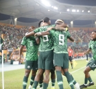 فرحة لاعبي نيجيريا ببلوغ ربع نهائي كأس أمم أفريقيا 2024 (Getty)