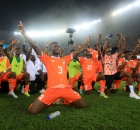 احتفال لاعبي كوت ديفوار بالتأهل إلى نهائي كأس أمم أفريقيا 2024 (X:cafonline)