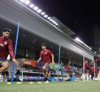 جانب من تحضيرات المنتخب القطري لمواجهة الكويت في تصفيات آسيا المؤهلة لكأس العالم (X/QFA) ون ون winwin
