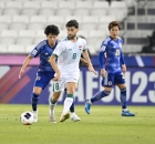 من مواجهة الأولمبي العراقي مع نظيره الياباني في كأس آسيا تحت 23 عامًا (Facebook/IFA) وين وين winwin