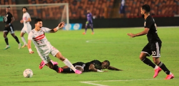إمام عاشور لاعب الزمالك في مباراة لفريقه ضد الغونة بالدوري المصري الممتاز. الصورة بتاريخ 27 سبتمبر/أيلول 2020