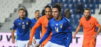 مباراة إيطاليا وهولندا في الجولة الرابعة لدور المجموعات ببطولة دوري الأمم الأوروبية
