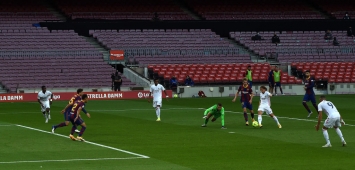 مودريتش راوغ حارس برشلونة مرتين وسجل هدفا رائعا في الكلاسيكو