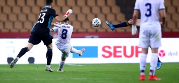 لاعب منتخب كوسوفو بيسار حليمي يسجل هدفاً رائعاً في مرمى إسبانيا (Getty)