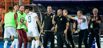 مدرب المنتخب الجزائري جمال بلماضي يطالب بتنظيم مباريات ودية (Getty)