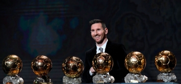 تتويج ميسي بالكرة الذهبية Messi winning the Ballon d'Or ميسي أفضل لاعب في العالم الأرجنتين برشلونة