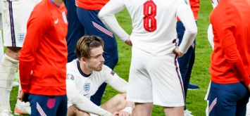 حسرة لاعب إنجلترا جاك غريليش بعد خسارة لقب يورو 2020 أمام إيطاليا (Getty)