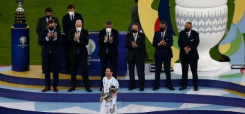 الأرجنتيني ليونيل ميسي Messi جائزة أفضل لاعب كوبا أمريكا البرازيل 2021 ون ون winwin