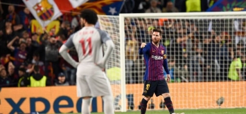الأرجنتيني ليونيل ميسي Messi برشلونة الإسباني المصري محمد صلاح Salah ليفربول الإنجليزي دوري أبطال أوروبا 2019 ون ون winwin