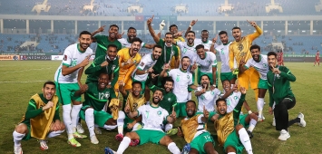 فرحة لاعبي المنتخب السعودي بعد الفوز على فيتنام (SaudiNT/ Twitter)