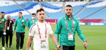 مروان زروقي أيمن بوقرة منتخب الجزائر كأس العرب FIFA قطر 2021 ون ون winwin