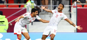 المهاجم التونسي سيف الدين الجزيري Seifeddine Jaziri تونس الإمارات كأس العرب FIFA قطر 2021 ون ون winwin