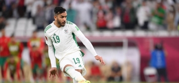 المدافع الجزائري عبد القادر بدران الجزائر المغرب كأس العرب FIFA قطر 2021 ون ون winwin