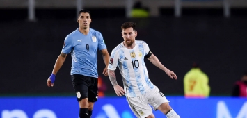 الأرجنتيني ليونيل ميسي Messi الأوروغوياني لويس سواريز Suarez الأرجنتين أوروغواي تصفيات كأس العالم 2022 ون ون winwin