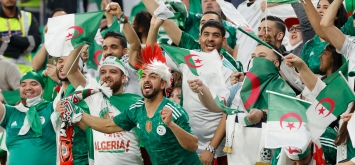 أرشيفية - جماهير الجزائر من مباراة سابقة (Getty)