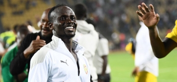 فرحة ساديو ماني بعد فوز السنغال على بوركينا فاسو في نصف نهائي كأس أمم إفريقيا 2021 (Getty)