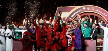 تتويج الدحيل كأس أمير قطر 2022 الغرافة ملعب خليفة الدولي ون ون winwin