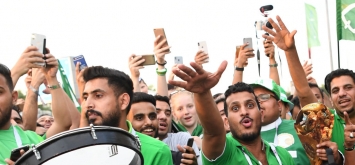 جماهير السعودية تنتظر التأهل إلى المونديال للمرة السادسة في تاريخ الأخضر (Getty)