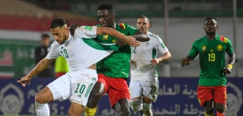 لقطة من مباراة الجزائر والكاميرون في إياب الدور الفاصل في تصفيات إفريقيا المؤهلة إلى كأس العالم 2022 ون ون winwin