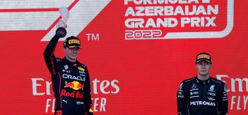 تتويج الهولندي ماكس فيرستابين Max Verstappen جائزة أذربيجان الكبرى 2022 فورمولا 1 ون ون winwin