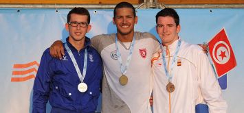 تتويج التونسي أسامة الملولي ذهبية ألعاب البحر الأبيض المتوسط إيطاليا 2009 ون ون winwin
