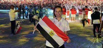 لاعبة تنس الطاولة المصرية هنا جودة Hana Goda دورة ألعاب البحر الأبيض المتوسط وهران 2022 ون ون winwin