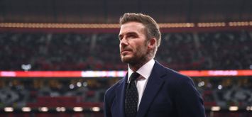الإنجليزي ديفيد بيكهام David Beckham ملعب البيت المونديالي نهائي كأس العرب FIFA قطر 2021 ون ون winwin