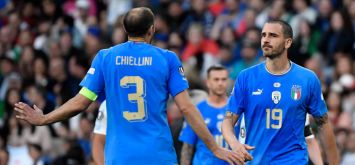 ليوناردو بونوتشي Bonucci جورجيو كيلليني Chiellini منتخب إيطاليا الأرجنتين مباراة كأس الأبطال فيناليسما 2022 ون ون winwin